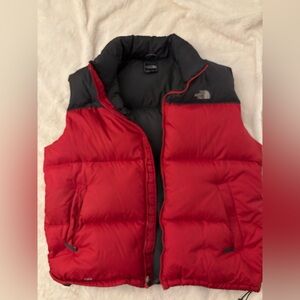 The North Face Crimson and Ebony Puffer Vest